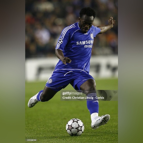 Chelsea Champions League 2007/2008 Home Jersey ESSIEN #5 - Picture 7 of 7